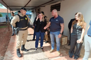 Secretário de Segurança do Paraná visita Nova Fátima e anuncia construção de nova sede para a Polícia Militar