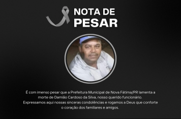 NOTA DE PESAR