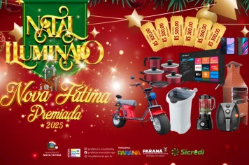 Promoção “Nova Fátima Premiada 2025” é lançada com mais de R$ 20 mil em prêmios para incentivar o comércio local