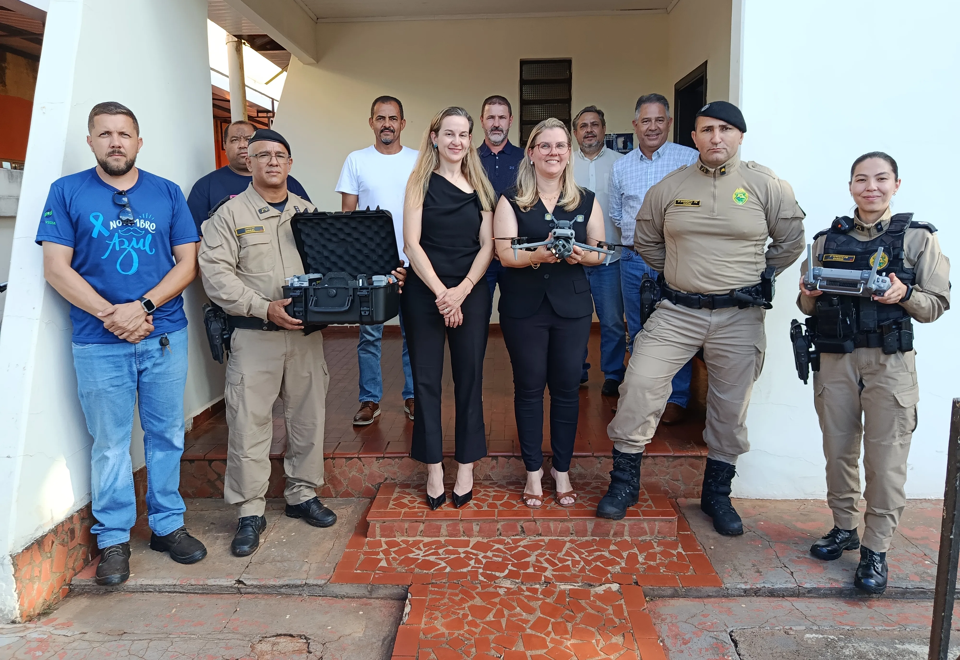 Polícia Militar de Nova Fátima recebe drones térmicos e sistema de câmeras de alta tecnologia para reforçar a segurança