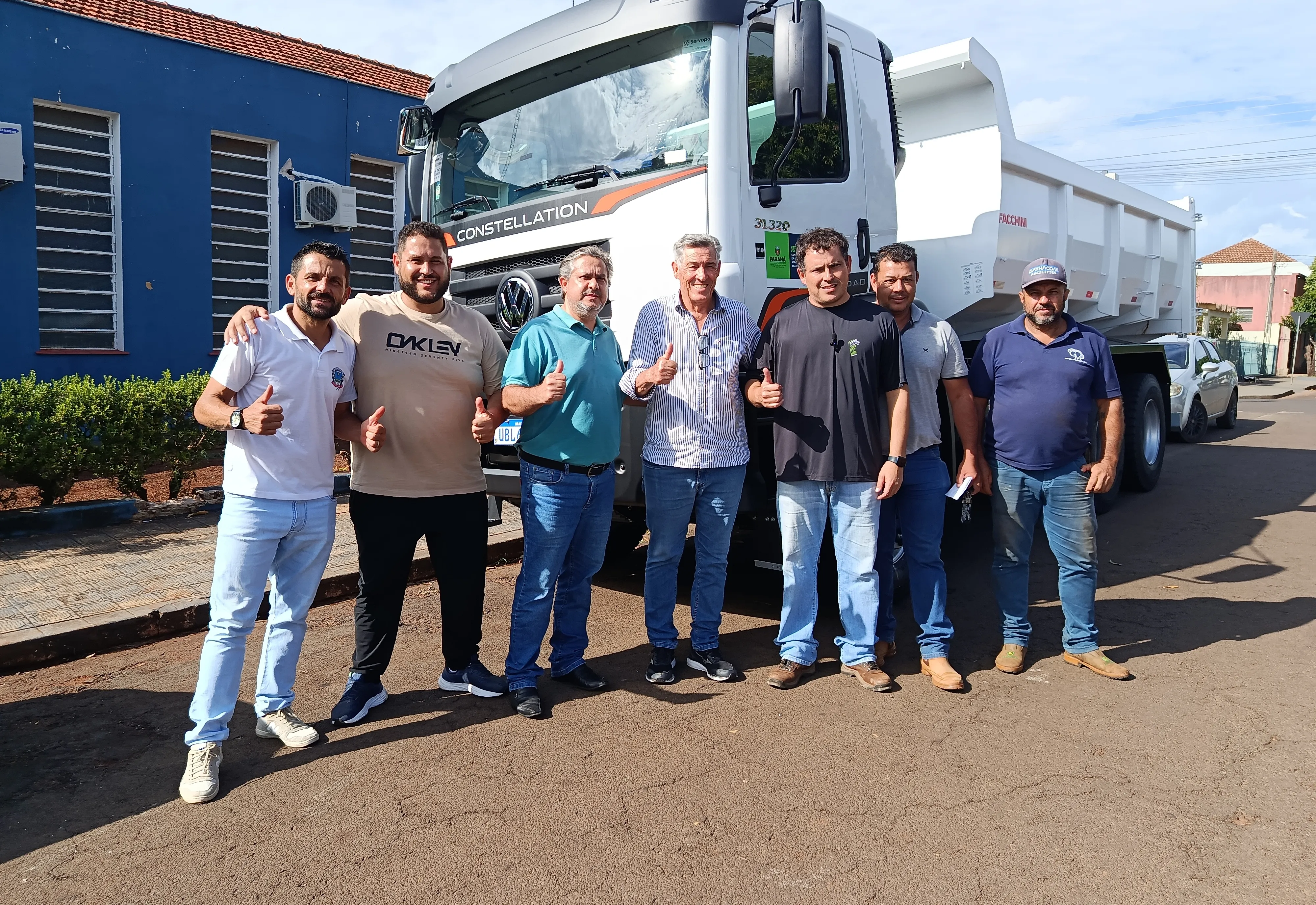 Caminhão basculante reforça serviços da Secretaria de Obras em Nova Fátima